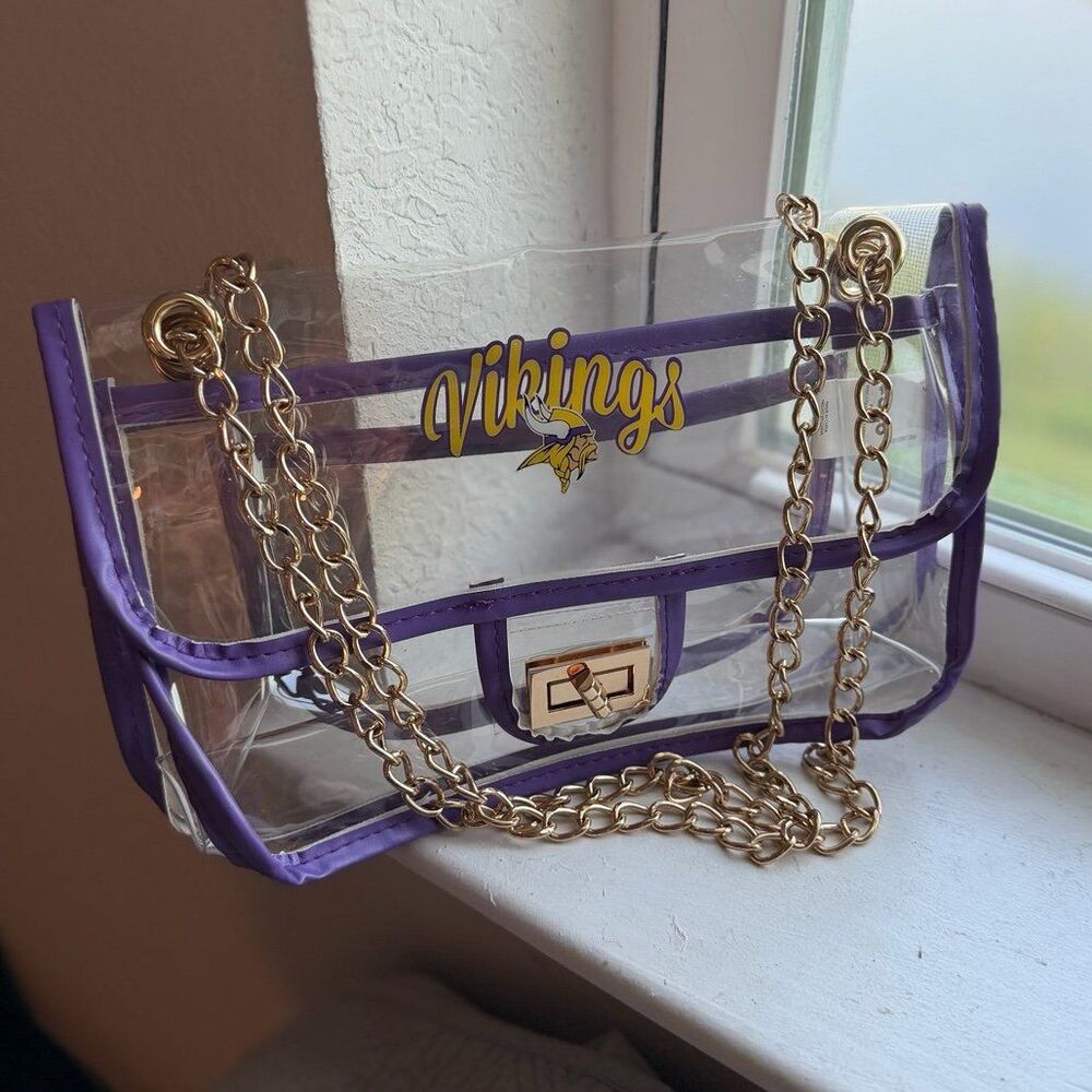 Minnesota Vikings NFL Football Clear Stadium Fashion Purse by Foco